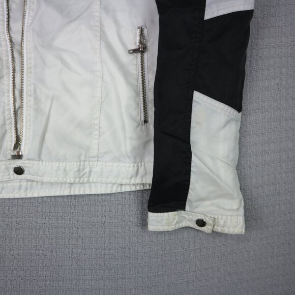 Indian Motorcycle Embroidered Thin Moto Jacket Mens Medium (as is) - Picture 4 of 8